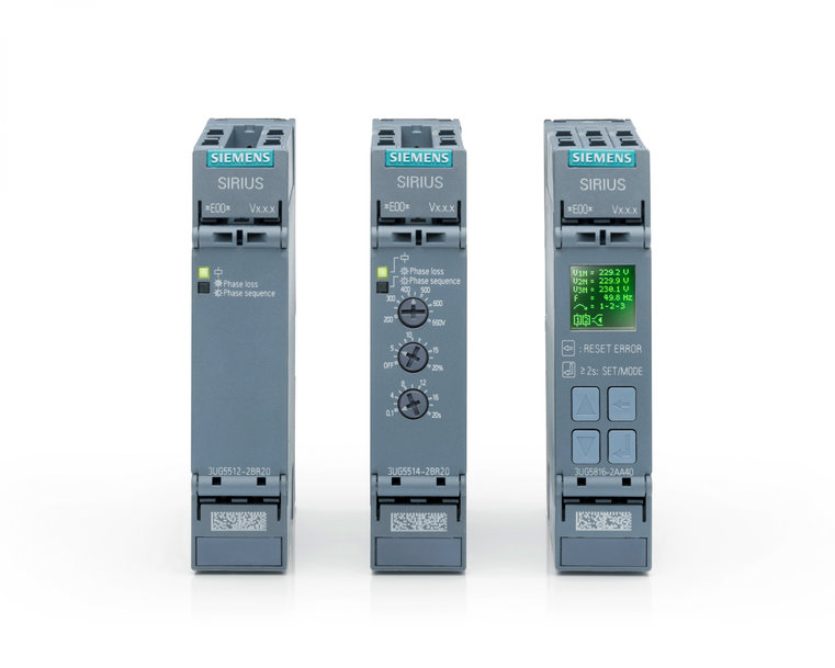 SIEMENS LAUNCHES NEW SIRIUS 3UG5 LINE MONITORING RELAYS